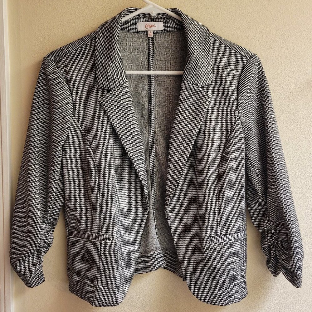 Candies Houndstooth Blazer